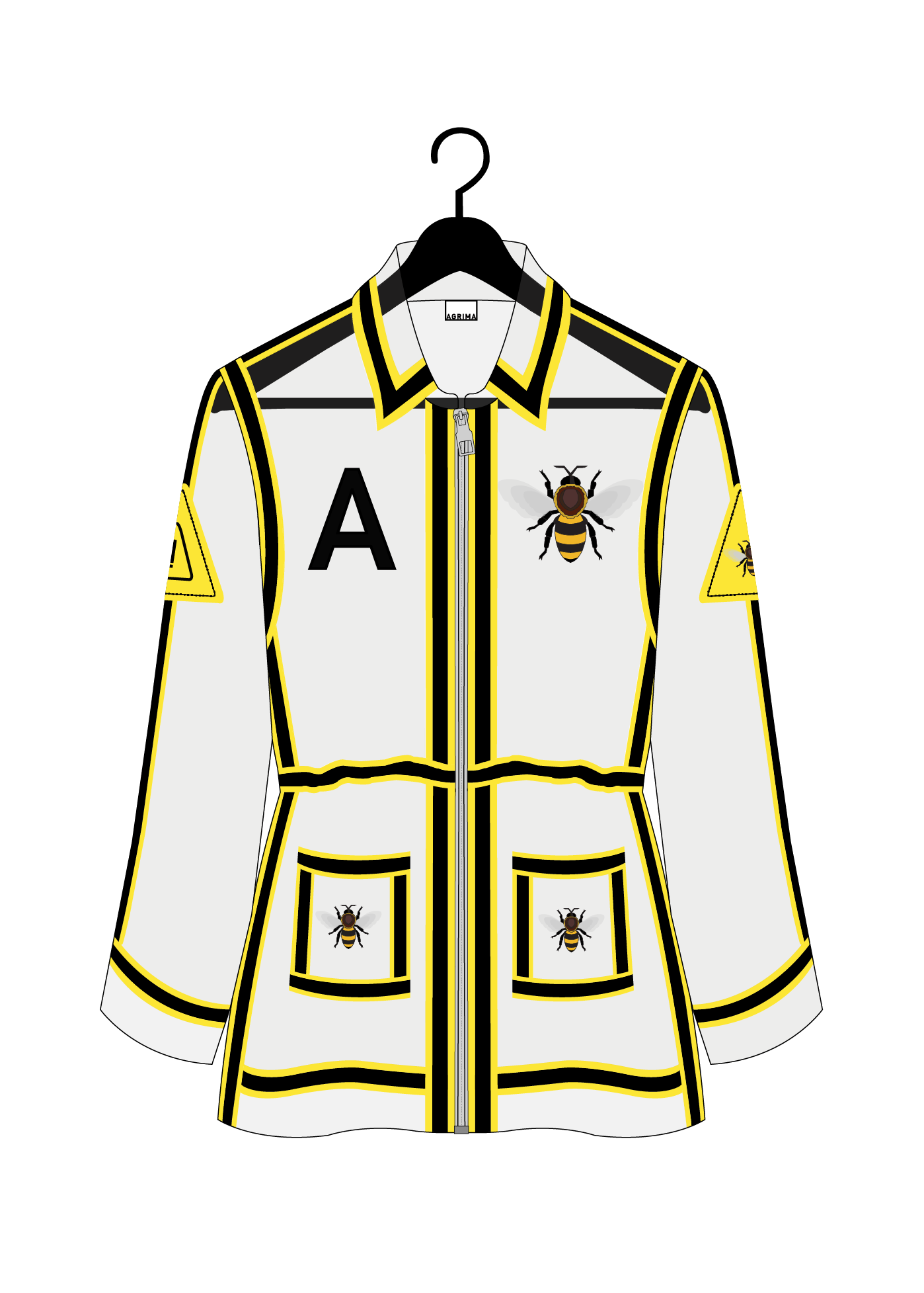 THE 'A-BEE' SHEER JACKET