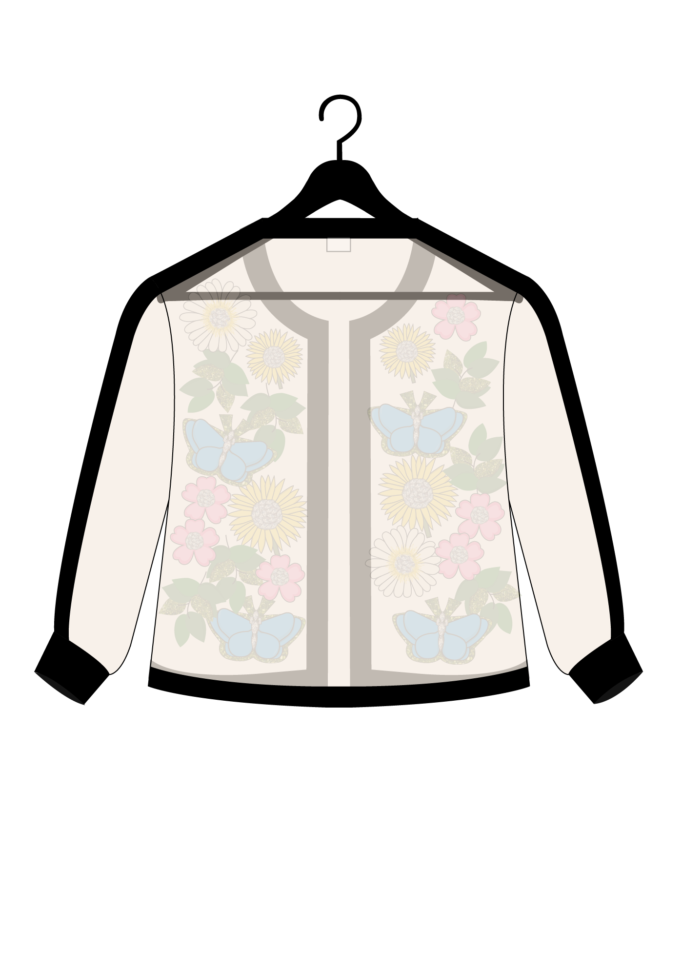 THE 'FLOWER POWER' SHEER JACKET