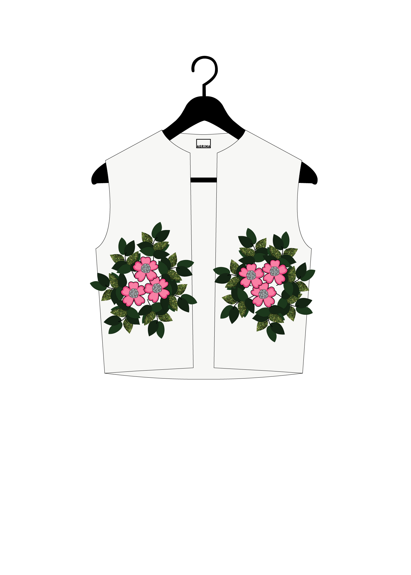 THE 'CHERRY BLOSSOM' VEST