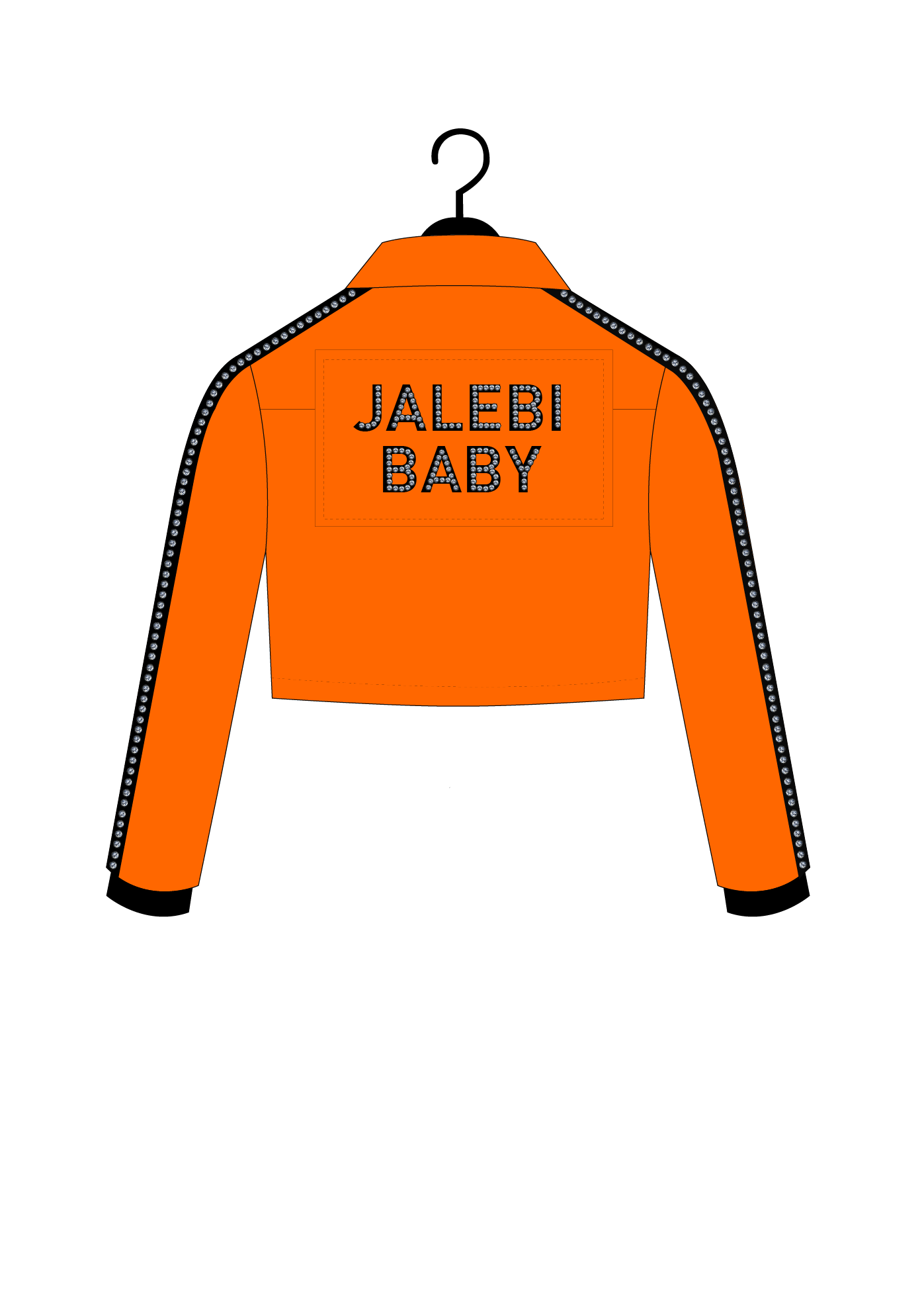 THE 'JALEBI BABY' CROPPED SHIRT