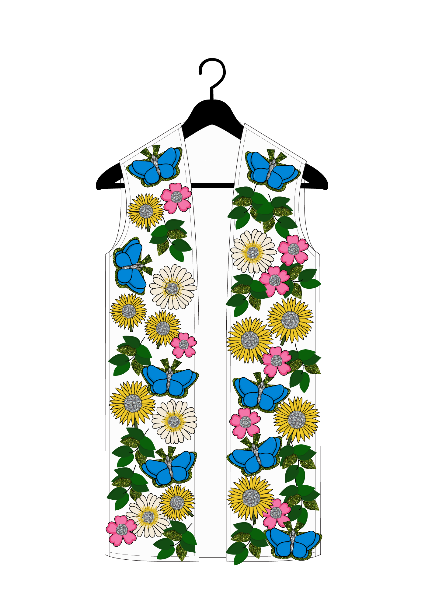 THE 'FLOWER POWER' VEST