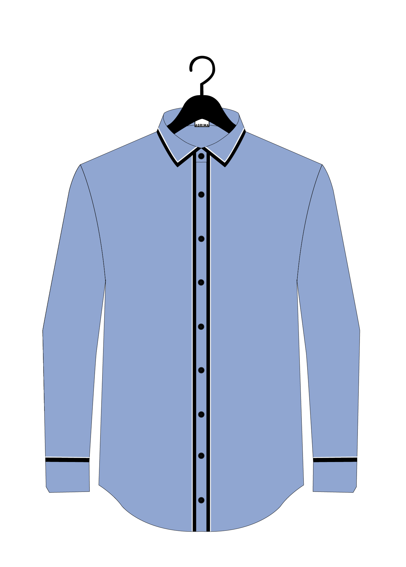 THE 'ICE BLUE' SHIRT